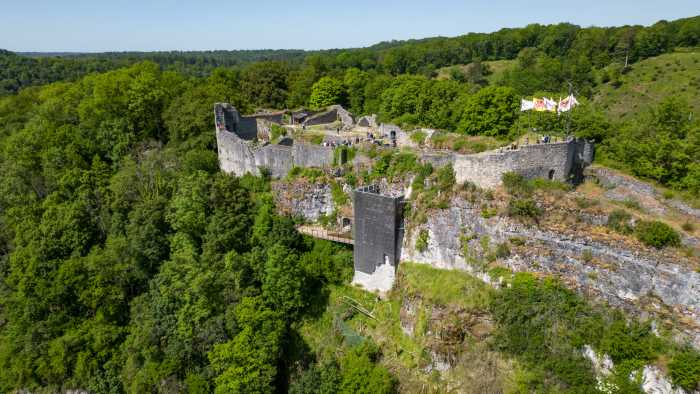 Ruinen der Burg von Logne